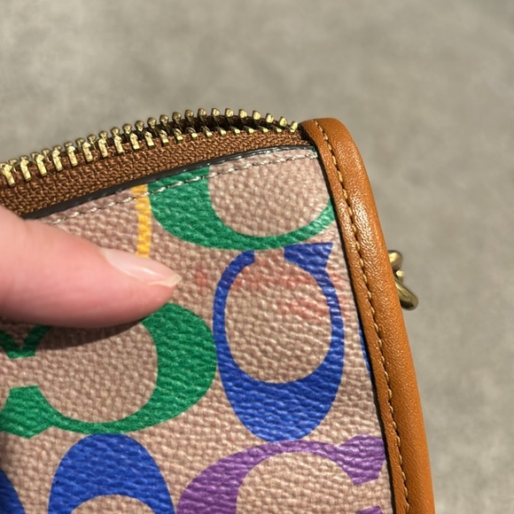 Authentic COACH Swinger Pride Monogram Coated Canvas Shoulder Bag - Picture 11 of 11